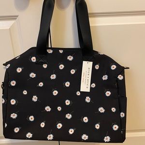 NWT Alice + Olivia floral duffle bag.